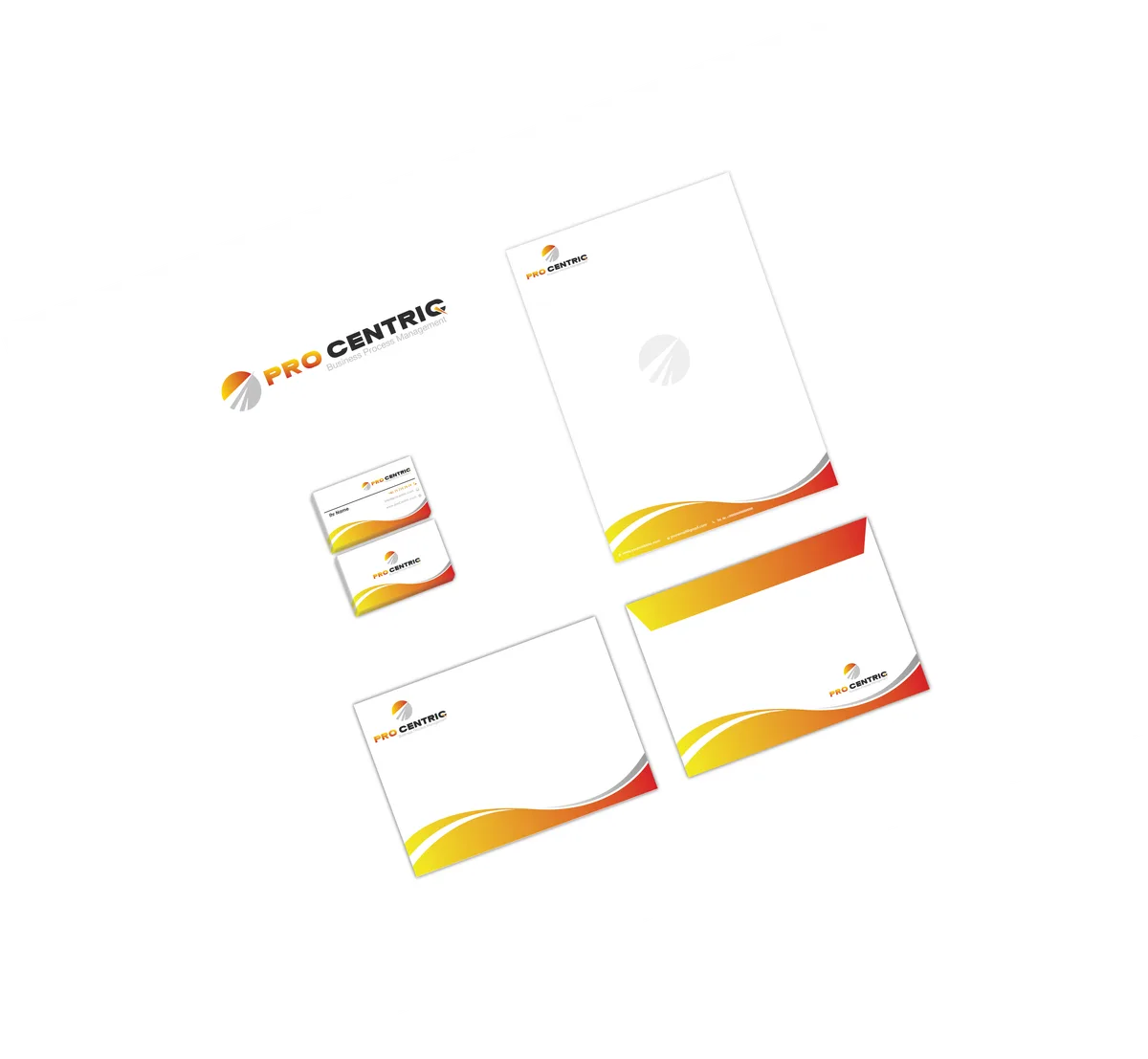 ProCentric · Geschäftsdrucksachen – Grafikdesign von Design Planet (Entwurf 2 von 8)