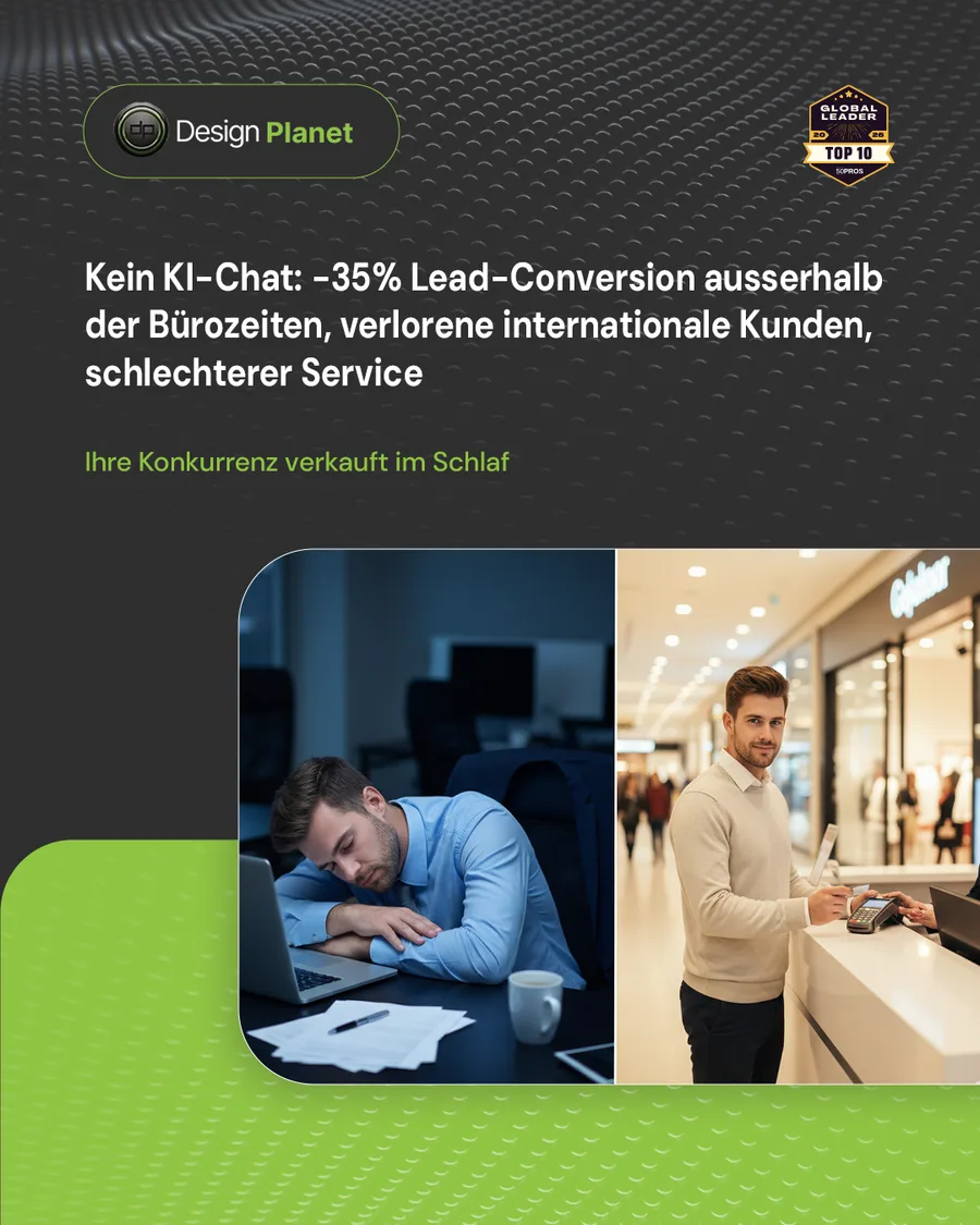 Karussell-Beitrag «3 Uhr nachts. Ein Kunde hat eine Frage» von Design Planet (Folie 3 von 5)