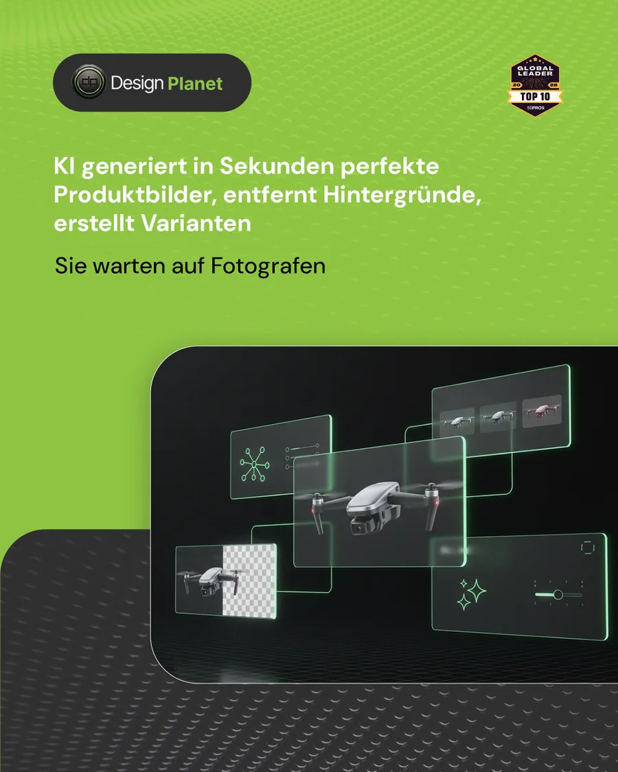 Karussell-Beitrag «Fotoshooting: 5'000 Franken – KI: 50 Franken» von Design Planet (Folie 2 von 5)