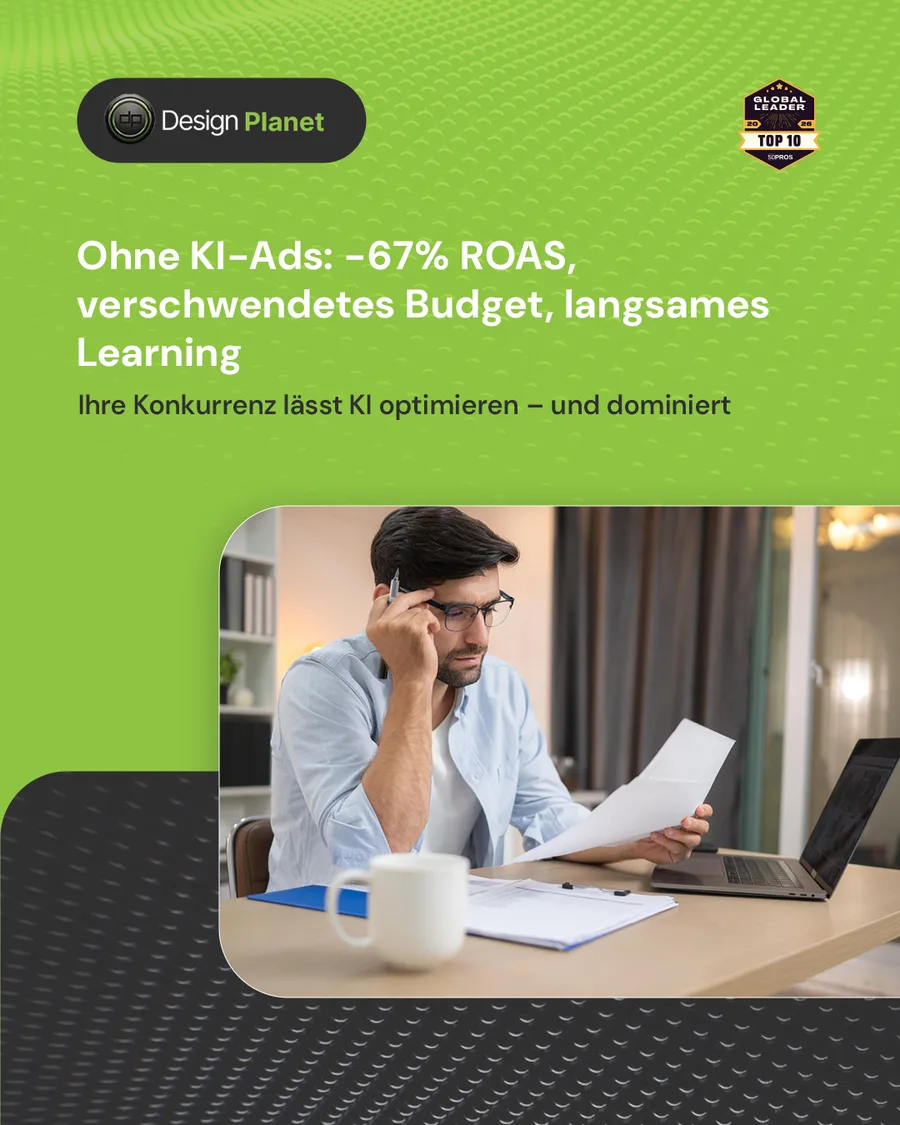 Karussell-Beitrag «Sie testen 3 Ad-Varianten» von Design Planet (Folie 3 von 5)