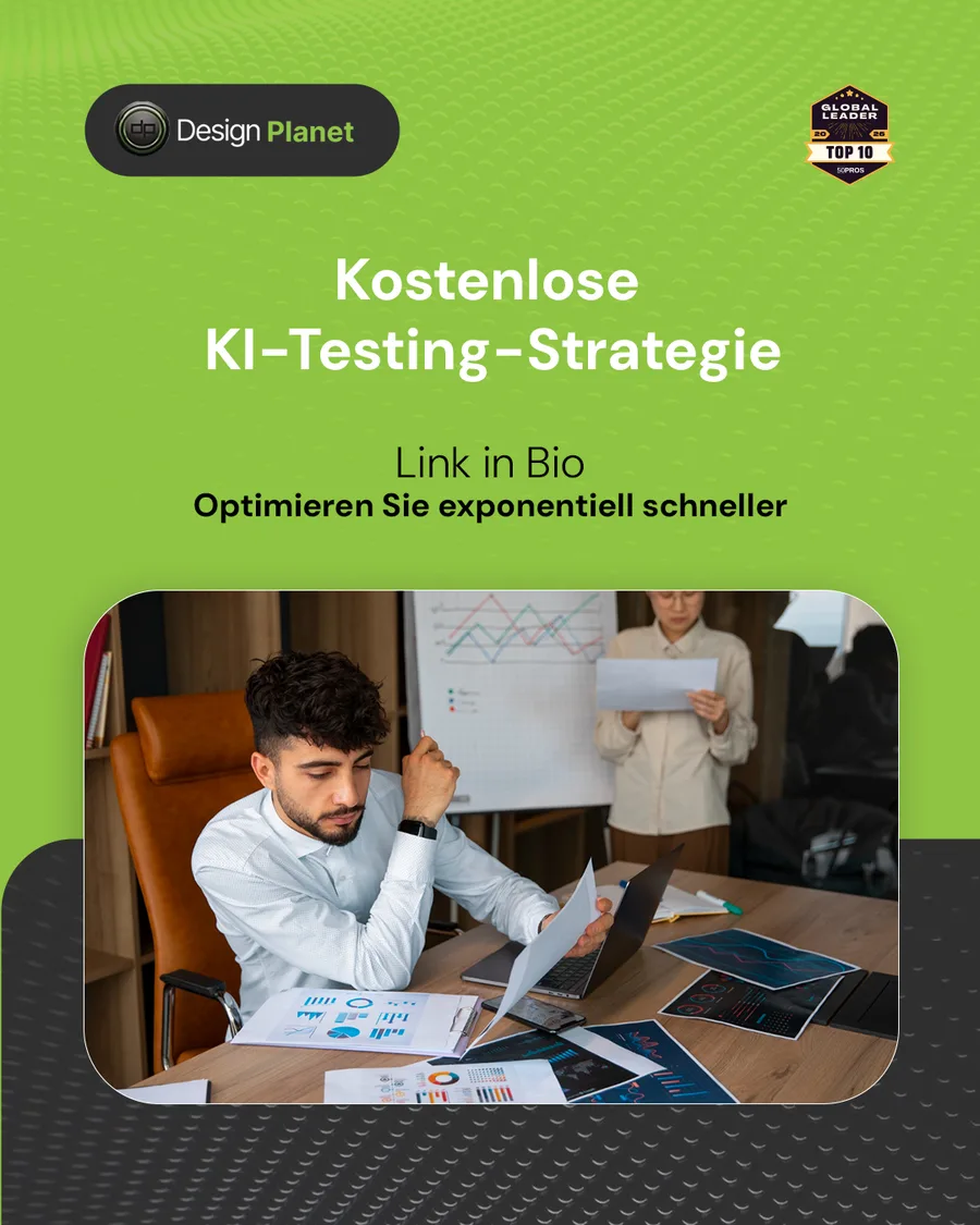 Karussell-Beitrag «Sie testen A gegen B. KI testet 47 Varianten» von Design Planet (Folie 5 von 5)