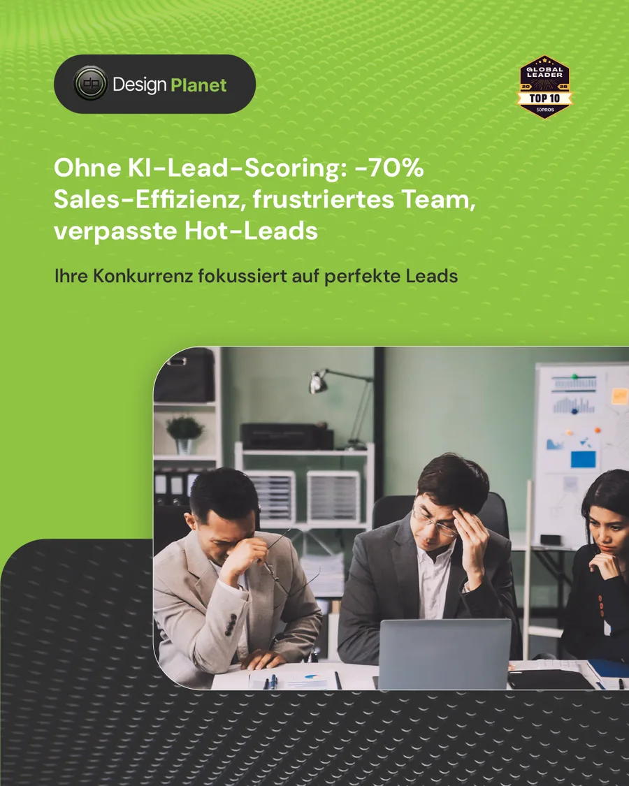 Karussell-Beitrag «Ihr Sales-Team verschwendet 70 % der Zeit» von Design Planet (Folie 3 von 5)