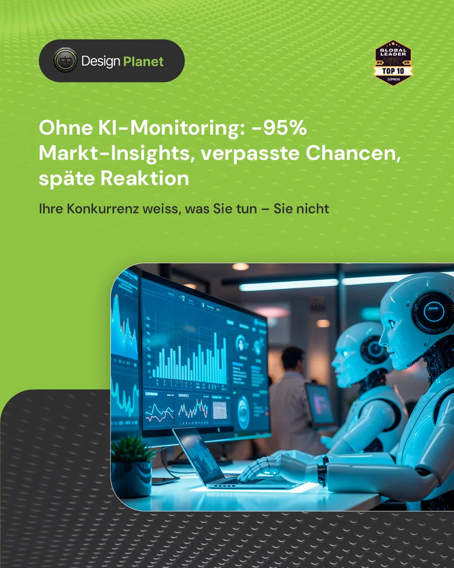 Karussell-Beitrag «Sie checken manuell 3 Konkurrenten» von Design Planet (Folie 3 von 5)