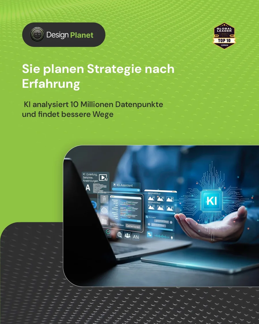 Karussell-Beitrag «KI optimiert den Marketing-Mix» von Design Planet (Folie 2 von 5)