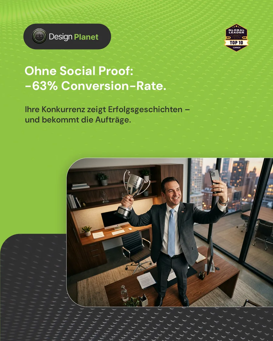 Karussell-Beitrag «92 % der Kunden lesen Online-Bewertungen» von Design Planet (Folie 3 von 5)