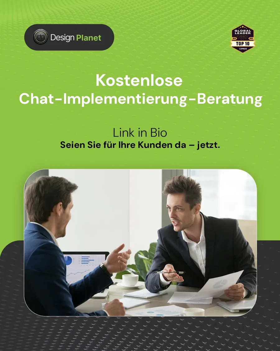 Karussell-Beitrag «79 % der Kunden bevorzugen Live-Chat» von Design Planet (Folie 5 von 5)