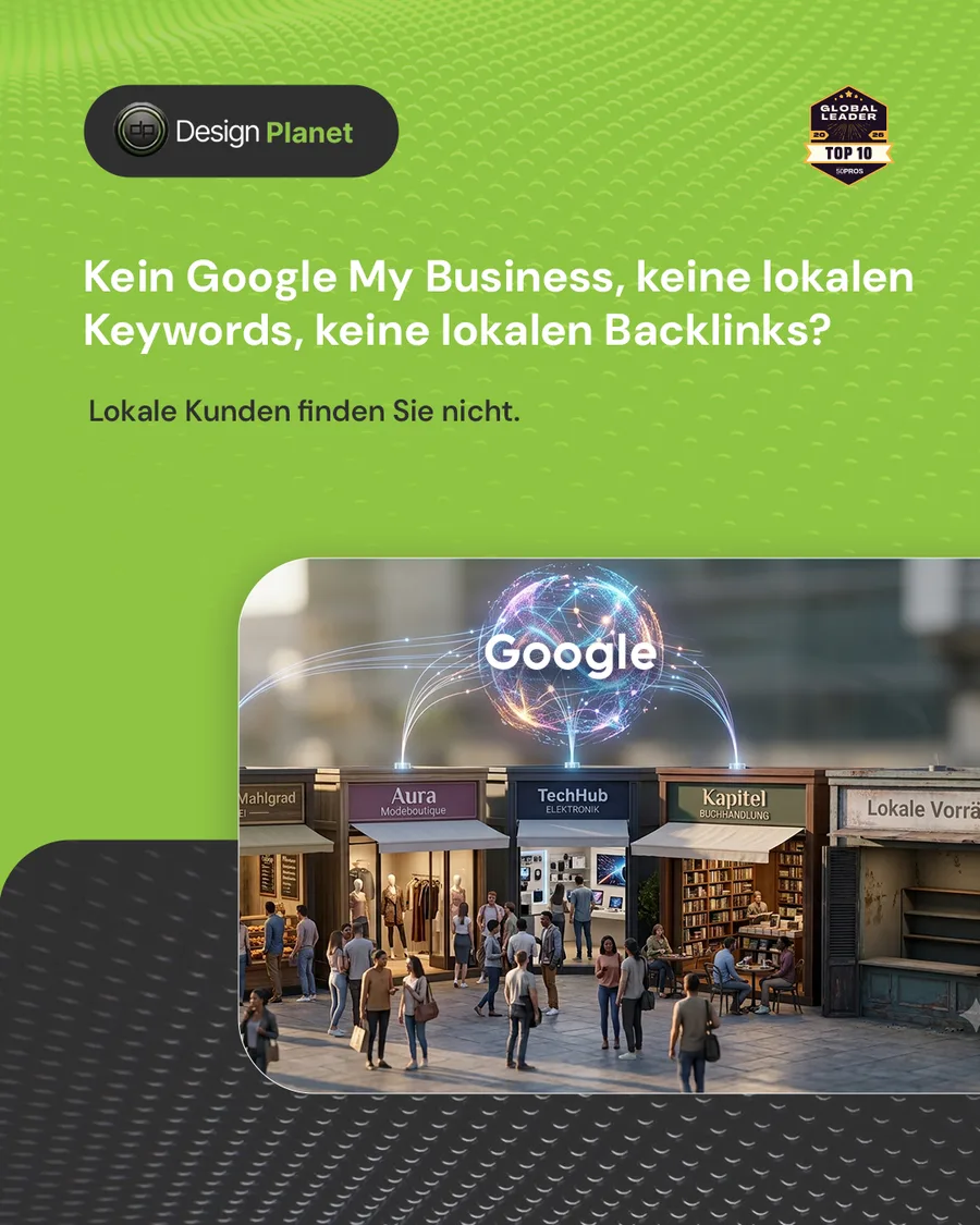 Karussell-Beitrag «46 % aller Google-Suchen haben lokalen Bezug» von Design Planet (Folie 2 von 5)