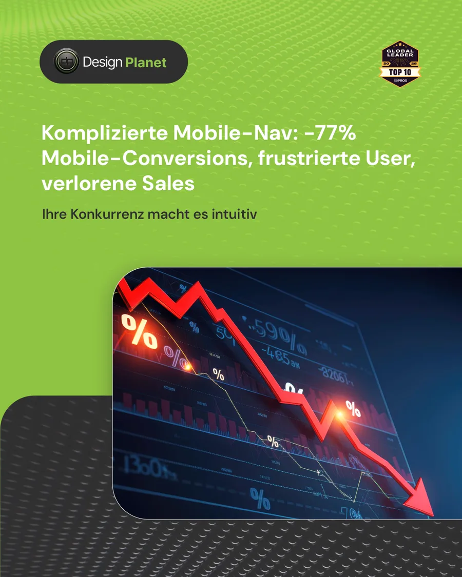 Karussell-Beitrag «67 % des Web-Traffics kommt vom Handy» von Design Planet (Folie 3 von 5)