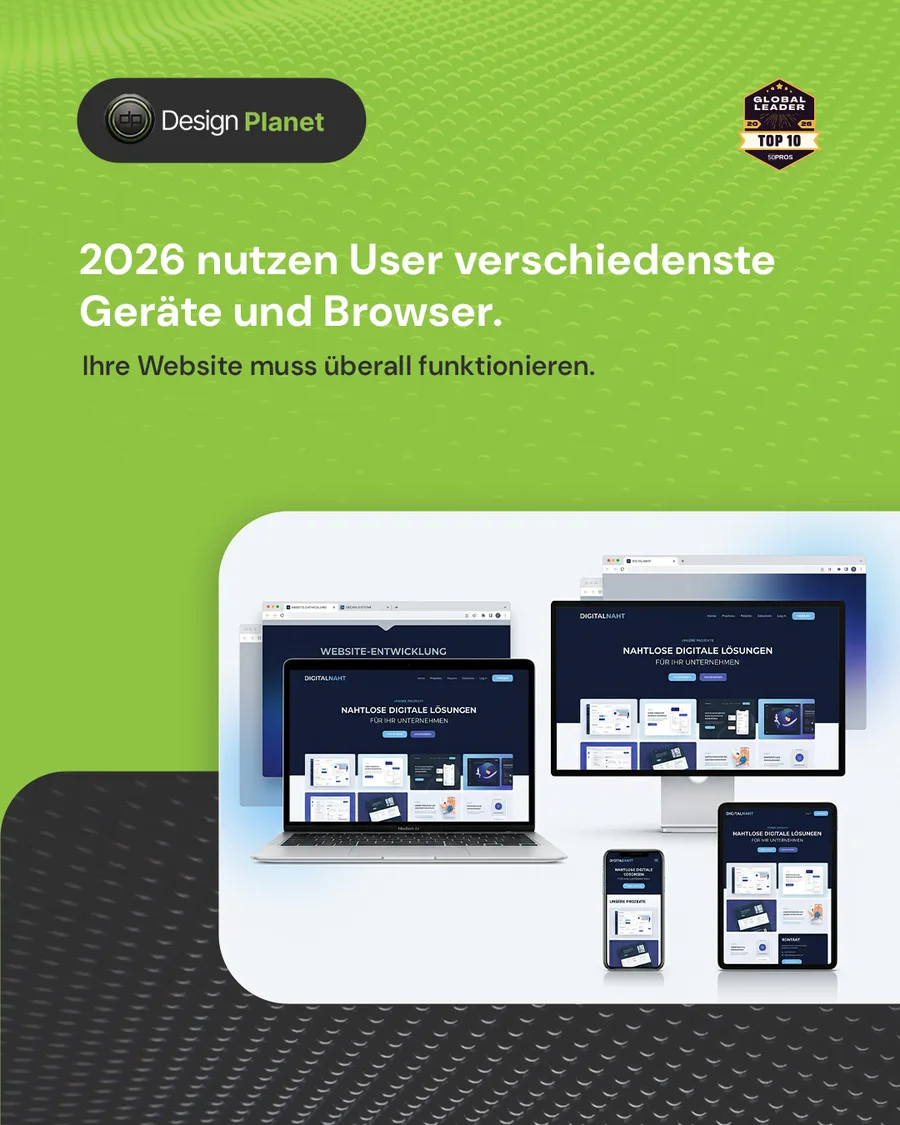 Karussell-Beitrag «Ihre Website funktioniert perfekt auf Chrome» von Design Planet (Folie 4 von 5)